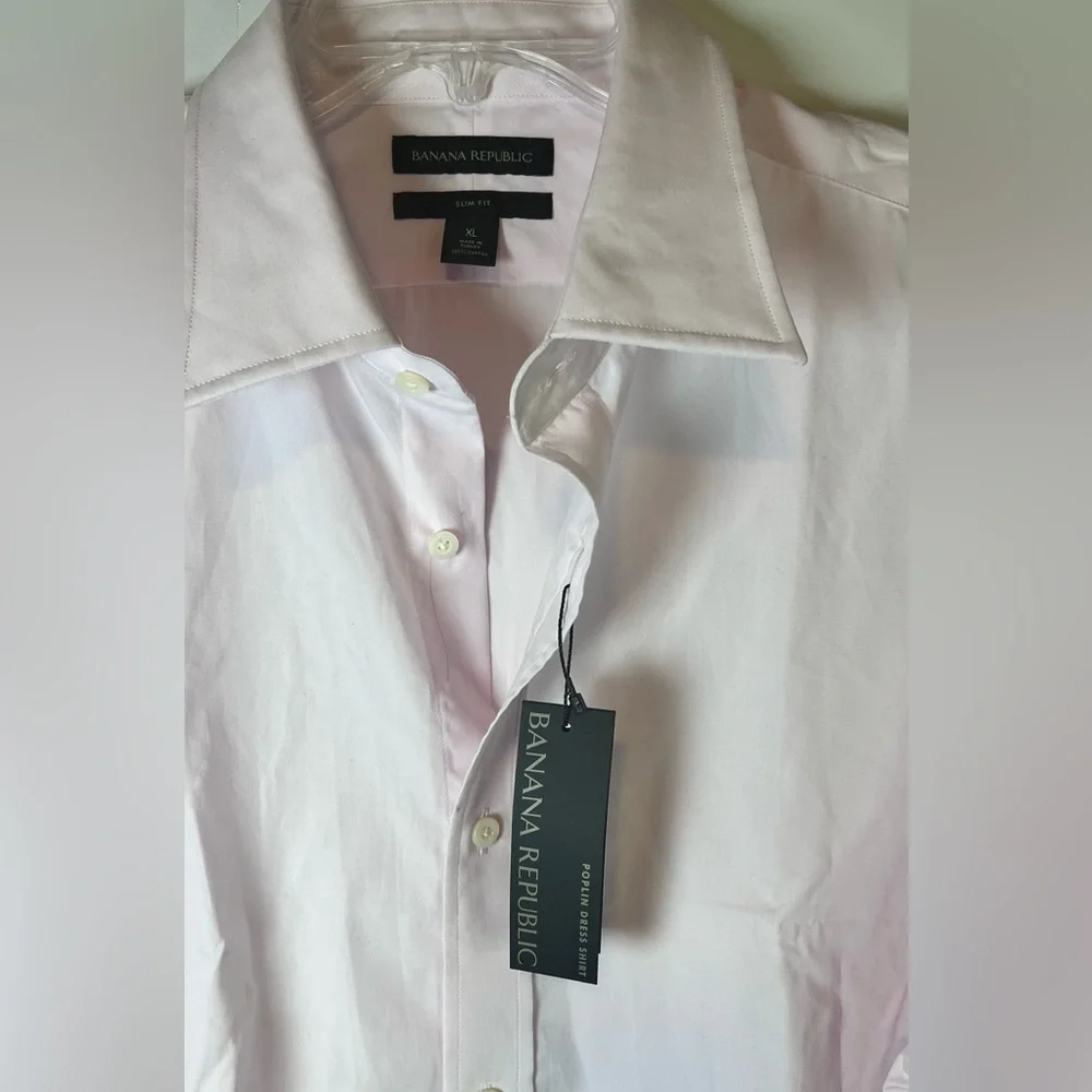 NWT Banana Republic Light Pink Dress Shirt A0210